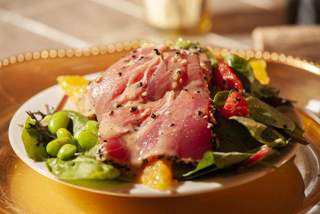 Seared Ahi Tuna Salad by Toulouse Gourmet Catering