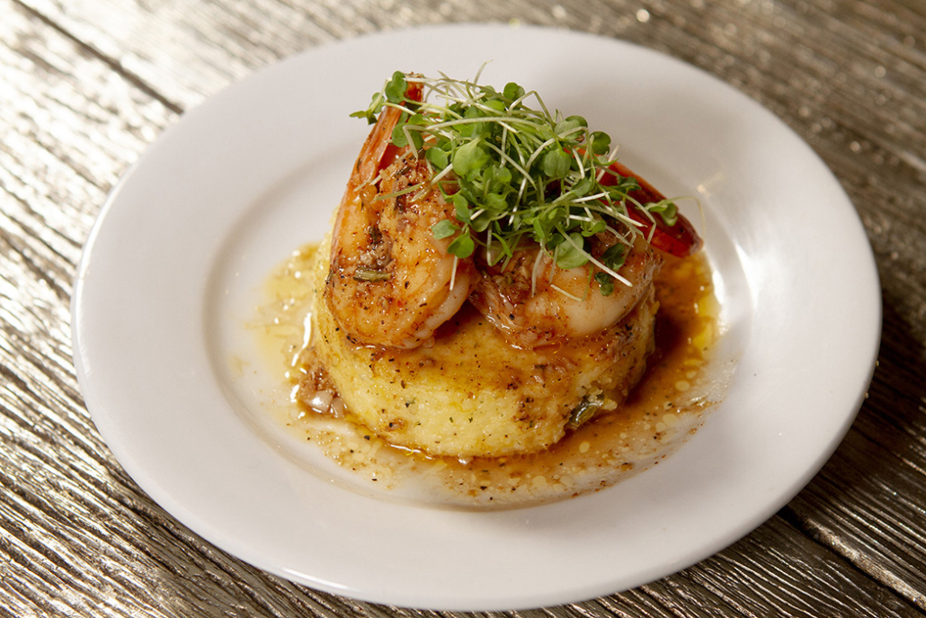 Barbecue Shrimp and Grits by Toulouse Gourmet Catering